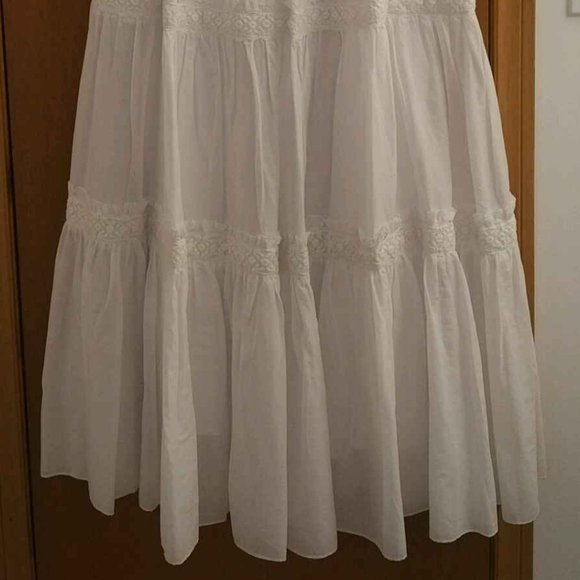 Guess by Marciano Romantic White Maxi Skirt, M - Picture 6 of 7